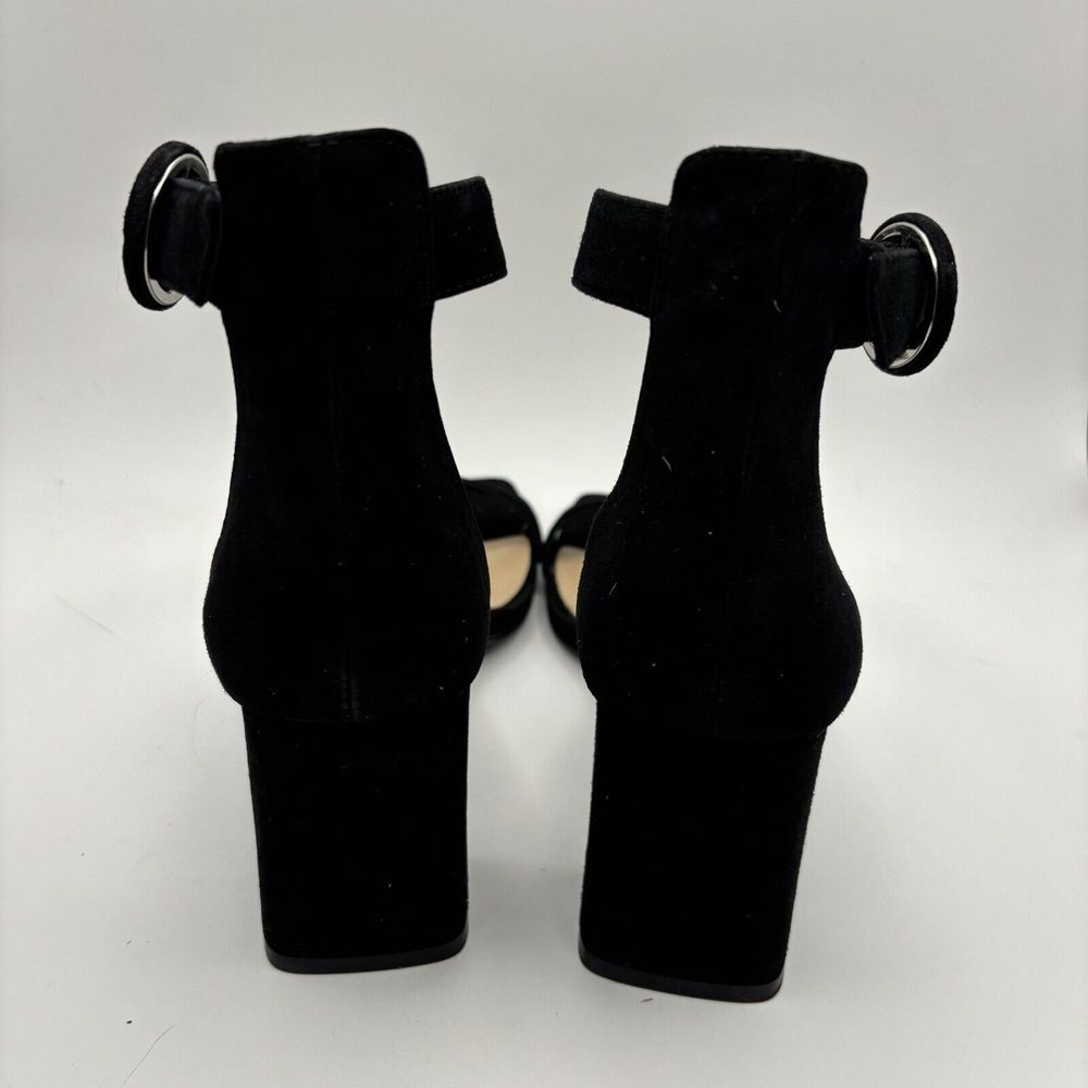 Steve Madden Women Reverie Ankle Leather Square Toe Sandals shoes sz 6M - Picture 3 of 9